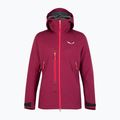 Куртка дощовик жіноча Salewa Sella Responsive бордова 00-0000027879 7