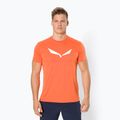 Футболка трекінгова чоловіча Salewa Solidlogo Dry помаранчева 00-0000027018
