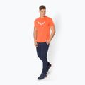 Футболка трекінгова чоловіча Salewa Solidlogo Dry помаранчева 00-0000027018 2