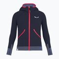 Кофта флісова дитяча Salewa Puez Hybrid PL FZ Hoody синя 00-0000027769