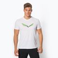 Футболка трекінгова чоловіча Salewa Lines Graphic Dry біла 00-0000028065