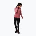 Флісова кофта жіноча Salewa Puez Hybrid PL FZ Hoody рожева 00-0000027389