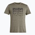 Футболка трекінгова чоловіча Salewa Puez Hybrid 2 Dry brązowa 00-0000027397 4