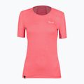 Футболка трекінгова жіноча Salewa Puez Graphic 2 Dry рожева 00-0000027400