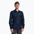Сорочка трекінгова чоловіча Salewa Fanes Hemp синя 00-0000028298