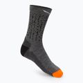 Шкарпетки трекінгові чоловічі Salewa MTN TRN Sal. AM Crew сіро-коричневі 00-0000069029 2