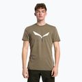Футболка трекінгова чоловіча Salewa Solidlogo Dry хакі 00-0000027018