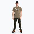 Футболка трекінгова чоловіча Salewa Solidlogo Dry хакі 00-0000027018 2