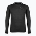 Футболка трекінгова чоловіча Salewa Puez Melange Dry black out melange