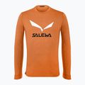 Футболка трекінгова чоловіча Salewa Solidlogo Dry помаранчева 00-0000027340 4