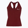 Футболка для скелелазіння жіноча Salewa Lavaredo Hemp Crop Tank червона 00-0000028369 5