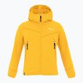 Кофта флісова дитяча Salewa Agner Melange PL FZ Hoody жовта 00-0000027768