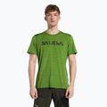 Футболка трекінгова чоловіча Salewa Puez Hybrid 2 Dry зелена 00-0000027397