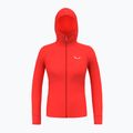 Кофта трекінгова жіноча Salewa Agner Polarlite Hooded червона 00-0000028558 6