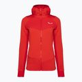 Кофта трекінгова жіноча Salewa Agner Polarlite Hooded червона 00-0000028558