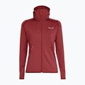 Кофта флісова жіноча Salewa Agner Hybrid PL/DST FZ Hoody темно-червона 00-0000027372 4