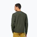 Чоловічий трекінговий світшот Salewa Fanes Dry Pullover темно-оливковий 3