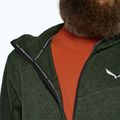 Кофта трекінгова чоловіча Salewa Puez Rocca Polarlite Hood dark olive 4