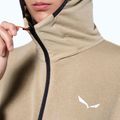 Жіночий трекінговий світшот Salewa Agner Hemp 2 Hooded quicksand з капюшоном 4