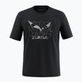 Чоловіча футболка Salewa Eagle Geometric black out
