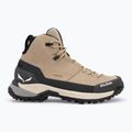 Жіночі трекінгові черевики Salewa Puez Leather Mid Ptx quicksand / онікс 2