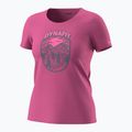 Жіноча футболка DYNAFIT Graphic Co magenta/horizon 4