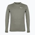 Чоловічий лонгслів Salewa Puez Melange Dry faded green melange