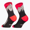 Гірськолижні шкарпетки DYNAFIT Traverse Crew black out ultra coral/6a10
