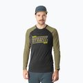 Лонгслів для бігу чоловічий DYNAFIT 24/7 military green/0910