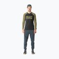 Лонгслів для бігу чоловічий DYNAFIT 24/7 military green/0910 2