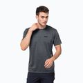 Футболка трекінгова чоловіча Jack Wolfskin Hydropore XT сіра 1806131_6116