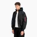 Куртка чоловіча Alpha Industries MA-1 D-Tec Sleeve Embroidery Bomber black/reflective