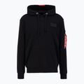 Кофта чоловіча Alpha Industries Red Stripe Hoodie black