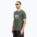 Футболка чоловіча Alpha Industries Basic dark olive 4