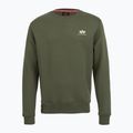 Кофта чоловіча Alpha Industries Basic Small Logo dark olive 5