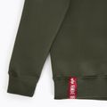 Кофта чоловіча Alpha Industries Basic Small Logo dark olive 7