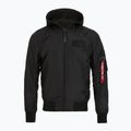 Куртка чоловіча Alpha Industries MA-1 TT Two Tone Hood black/black 3