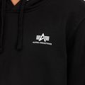 Кофта чоловіча Alpha Industries Basic Small Logo Hoodie black 6