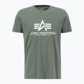 Футболка чоловіча Alpha Industries Basic vintage green