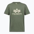 Футболка поло чоловіча Alpha Industries Basic vintage green 2