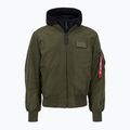 Куртка чоловіча Alpha Industries MA-1 D-Tec dark green / black