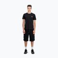 Футболка чоловіча Alpha Industries Basic Small Logo black/neon orange 2