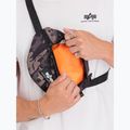 Сумка-бананка Alpha Industries Rubber Print Waistbag black camo 3