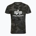 Футболка поло чоловіча Alpha Industries Basic Camo black camo