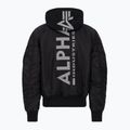 Куртка чоловіча Alpha Industries MA-1 ZH Back Print black / reflective 2