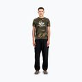 Футболка поло чоловіча Alpha Industries Basic Camo olive camo 2