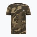 Футболка чоловіча Alpha Industries Basic Small Logo Camo olive camo 4