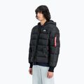 Куртка чоловіча Alpha Industries Hooded Puffer Faux Down black