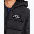 Куртка чоловіча Alpha Industries Hooded Puffer Faux Down black 5