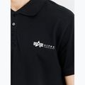 Чоловіча футболка Alpha Industries Basic Polo Small Logo чорна 5